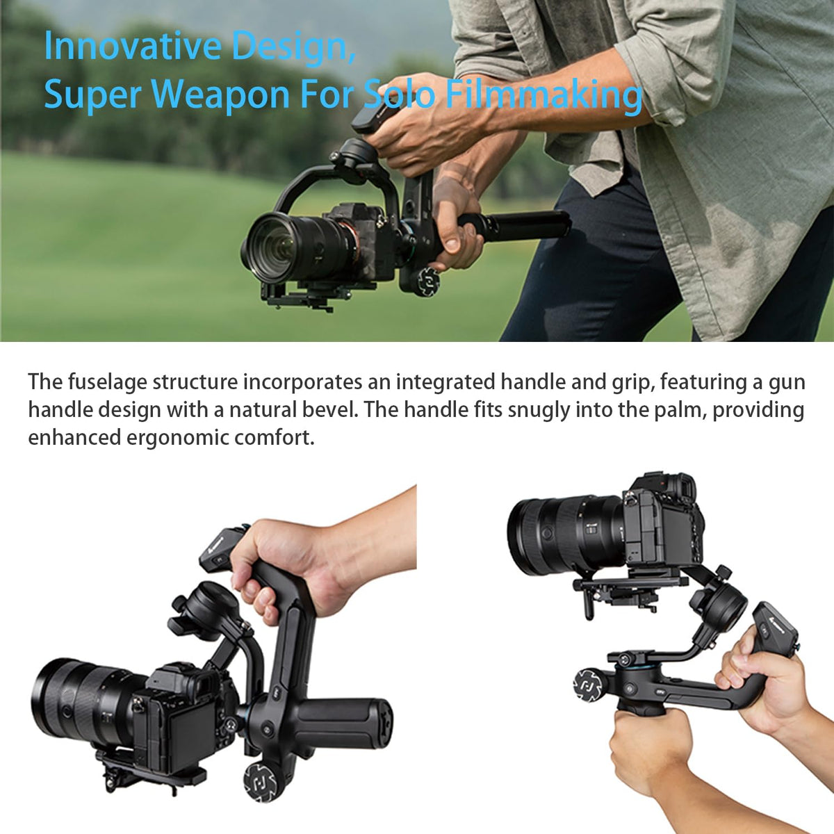3-Axis Camera Gimbal Stabilizer with Touch Screen A281
