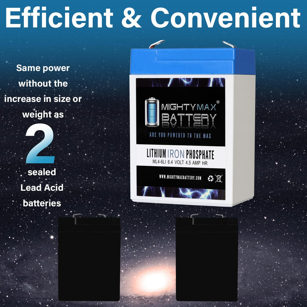 6V 4.5AH Lithium Replacement Battery P3362
