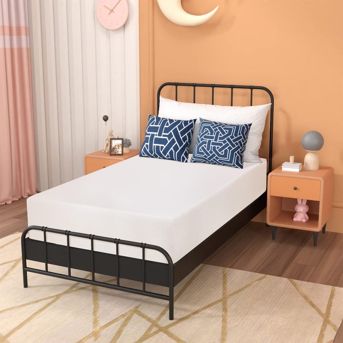 5 Inch Medium Firm Memory Foam Twin Mattress I859310