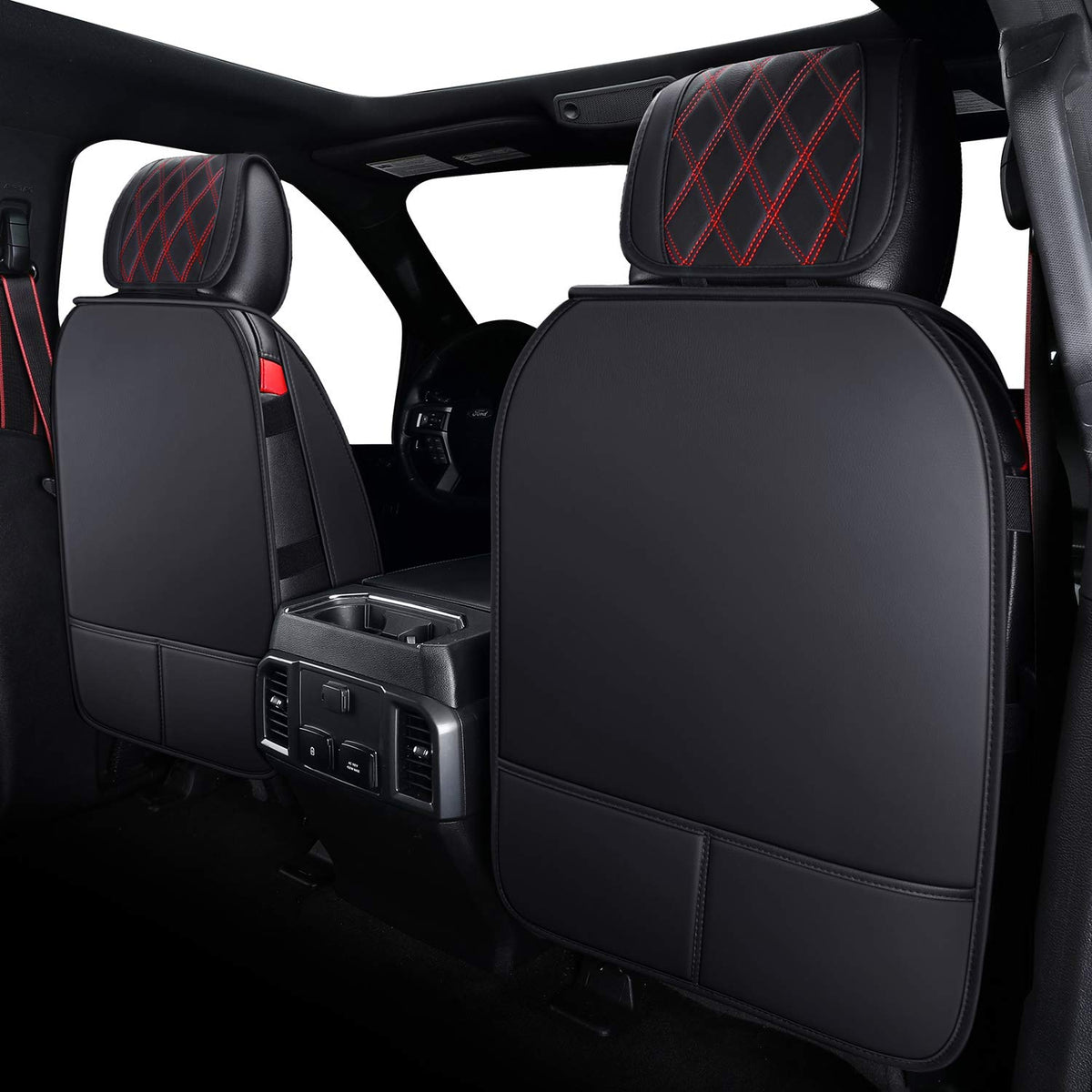 Car Seat Covers Black-Red Y654763