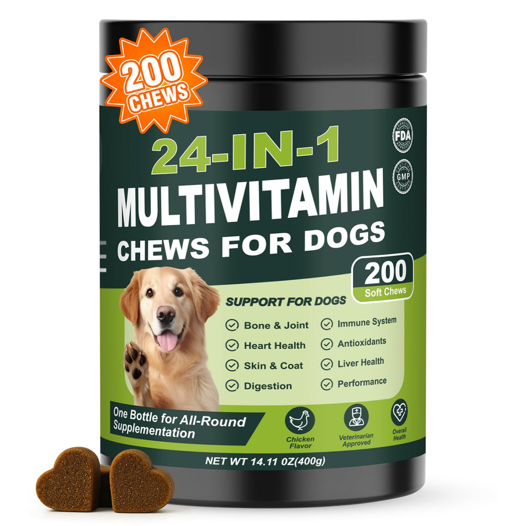 Dog Vitamins and Supplements 200 Ct Multivitamin R7916