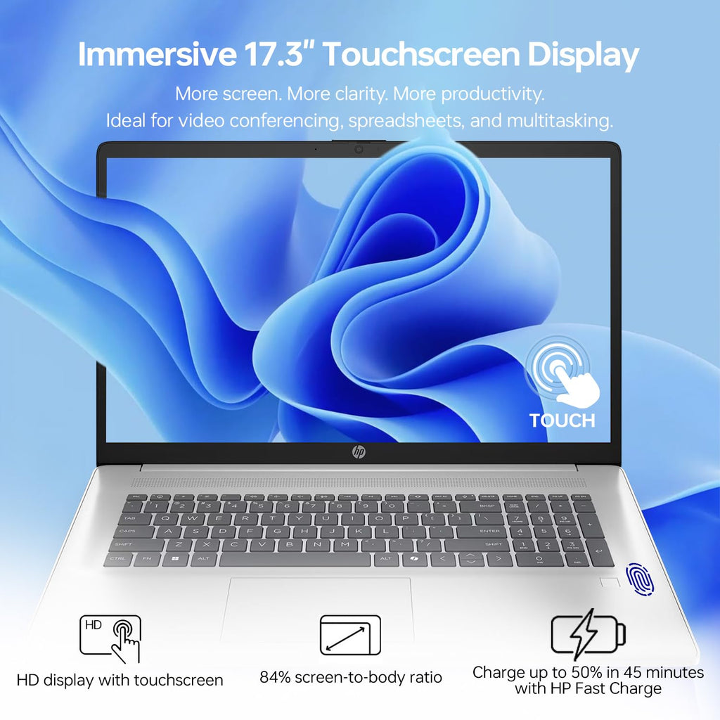 17.3" Touchscreen Laptop, Intel Core Ultra 5, 16GB DDR5 RAM, 1TB SSD T1043