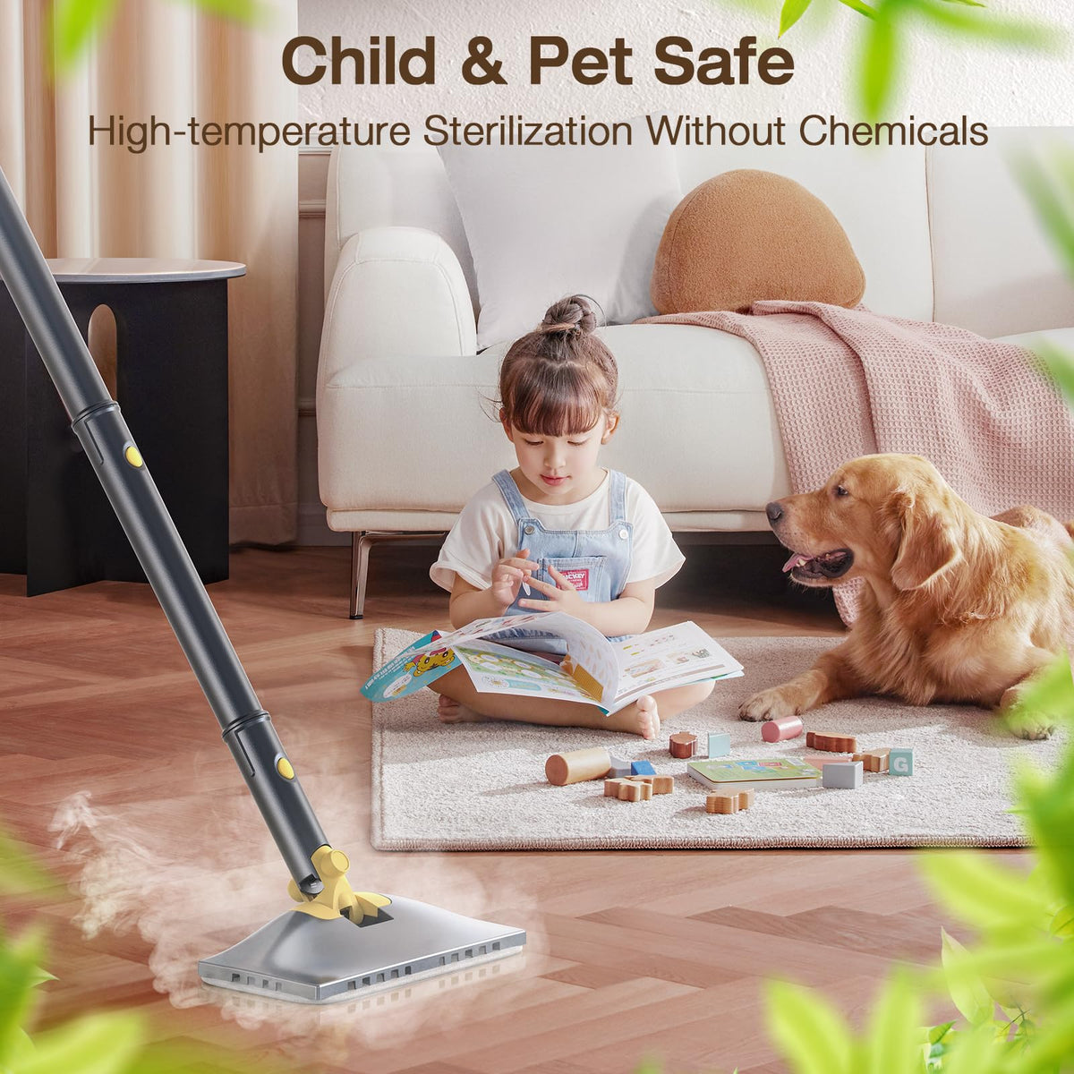 10-in-1 Detachable Handheld Steam Cleaner J503931