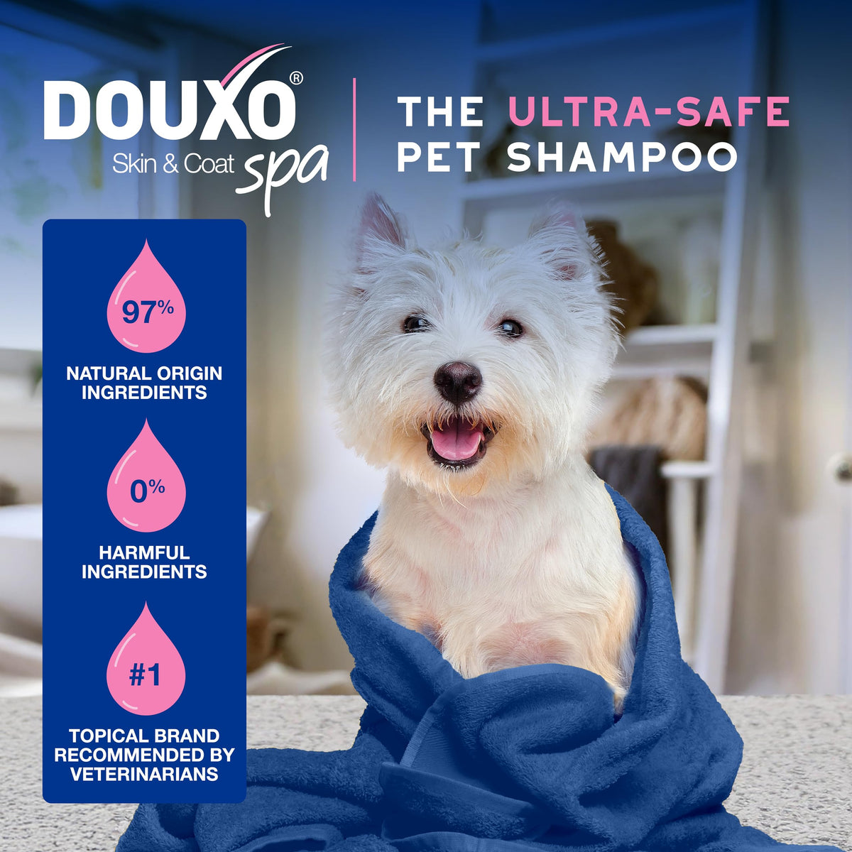 Dog Shampoo for Sensitive Skin, 16 fl oz J51588