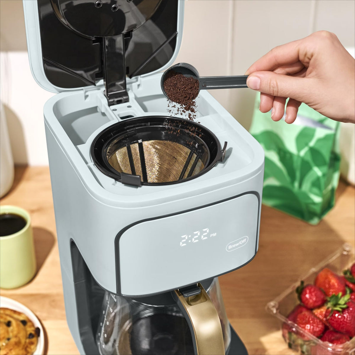 12-Cup Programmable Drip Coffee Maker E17833