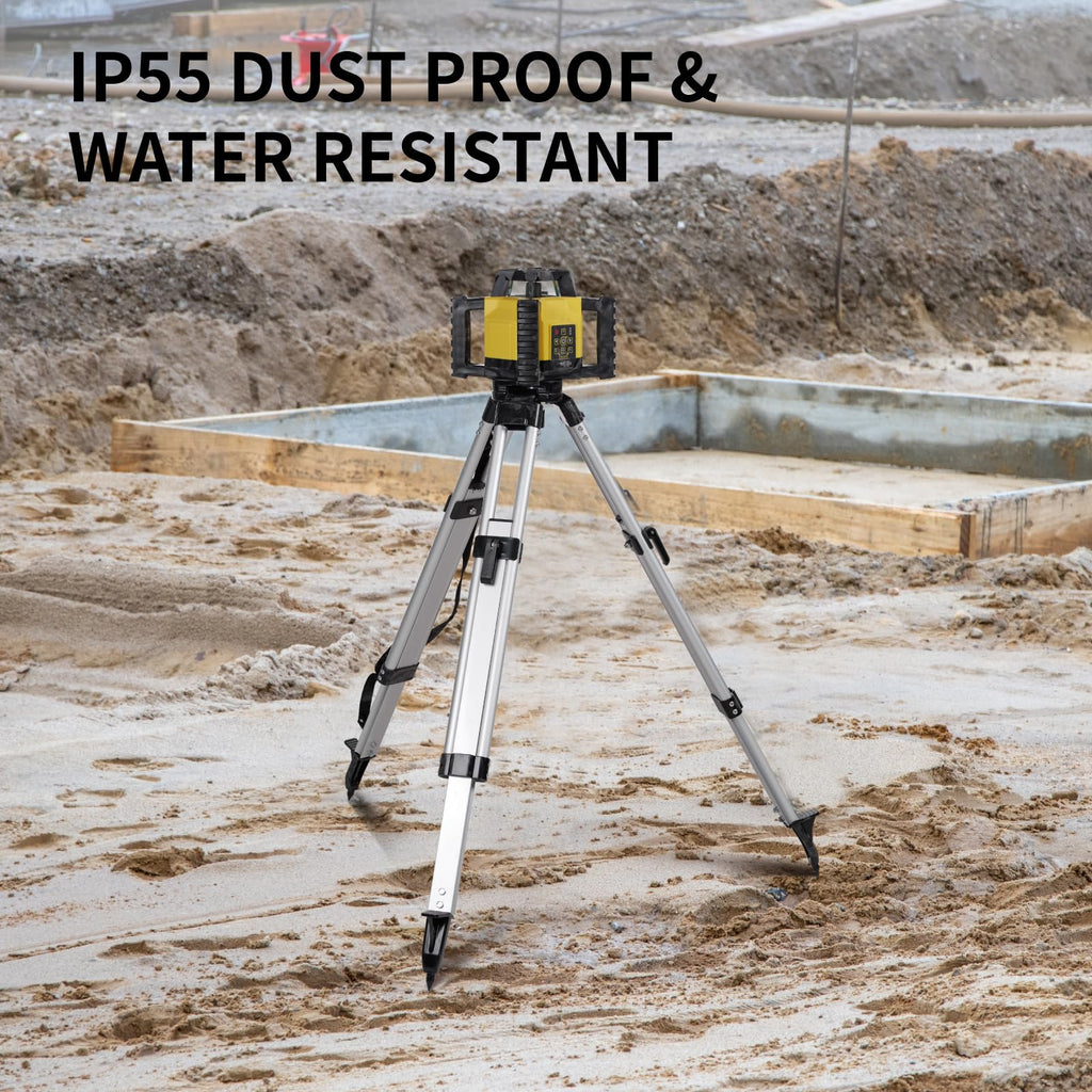 Green Self-Leveling Rotary Laser Level Kit with Tripod C164150