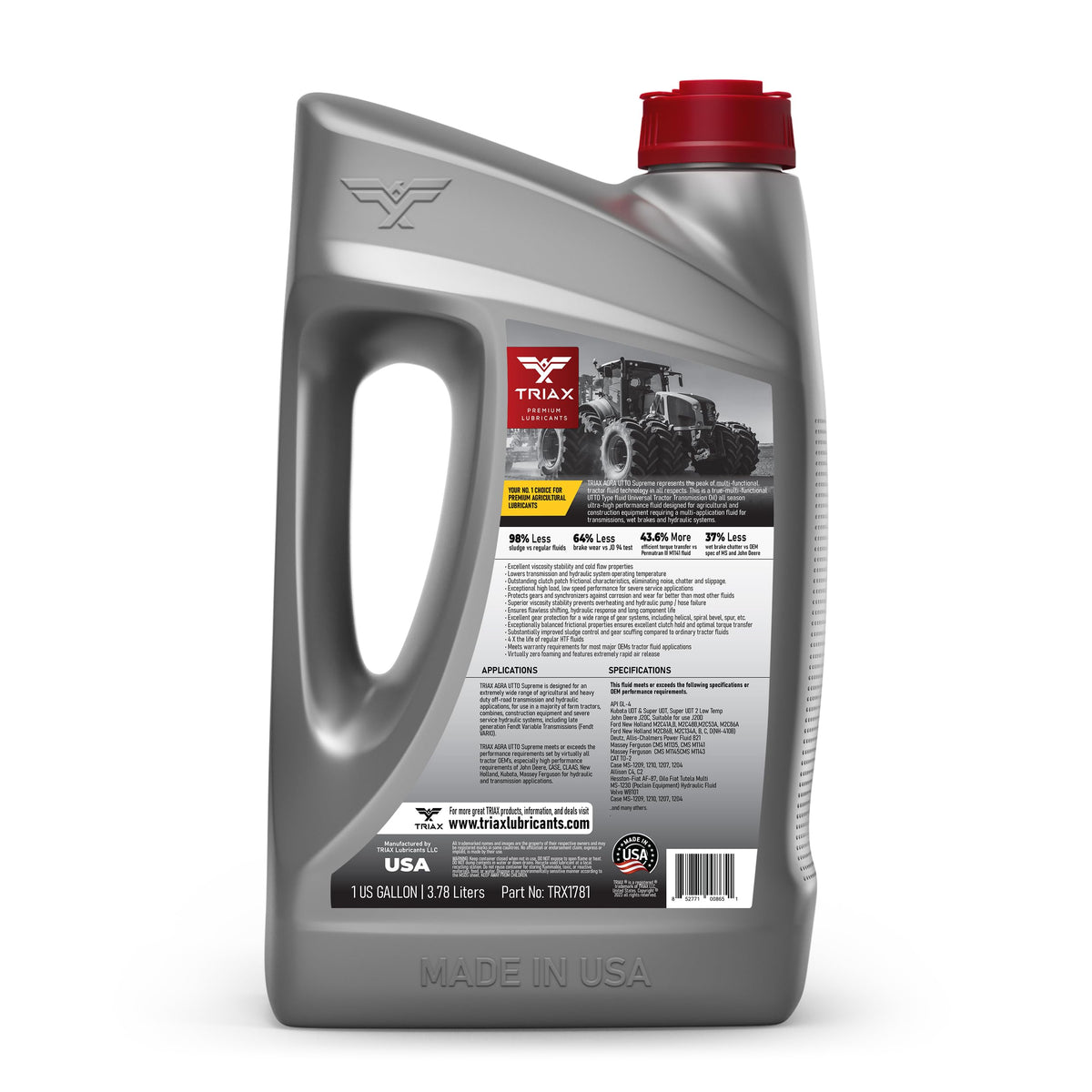 Full Synthetic Tractor Trans-Hydraulic Fluid 1 Gallon A756