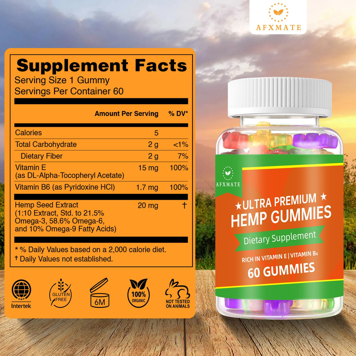Hemp Gummies 120 Gummies H474