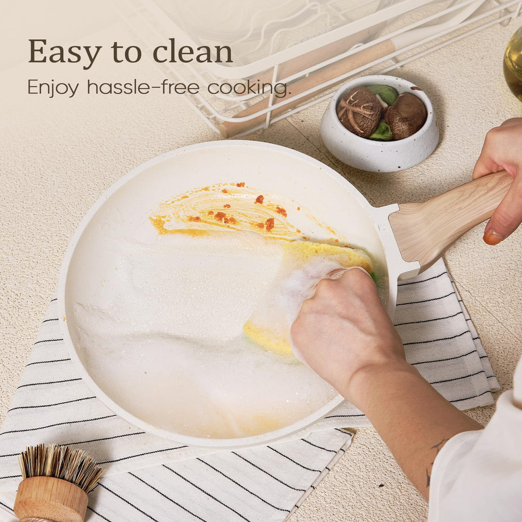 21 Pc Nonstick Cookware Set with Egg Pan Q7723