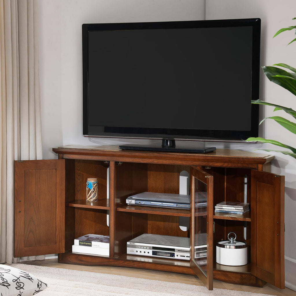 Mission Oak Corner TV Stand Q654727