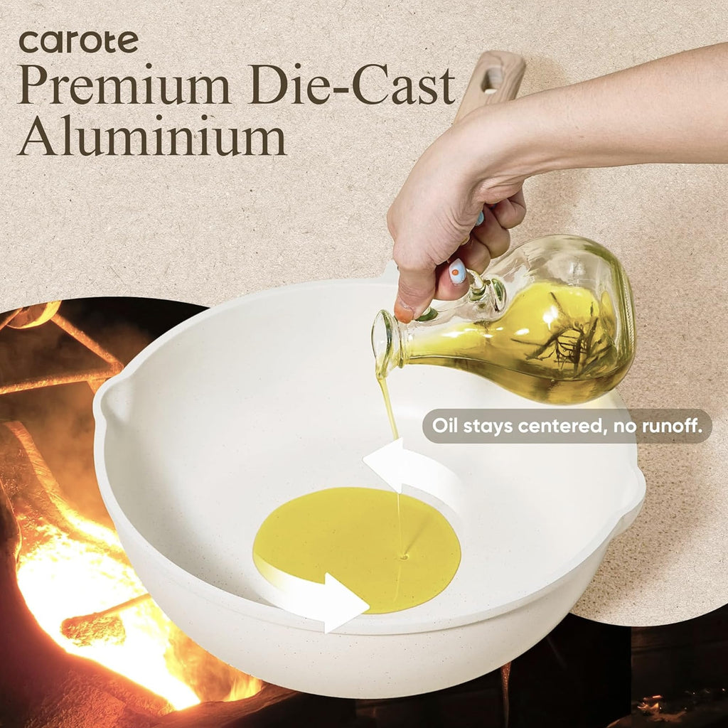 21 Pc Nonstick Cookware Set with Egg Pan Q7723