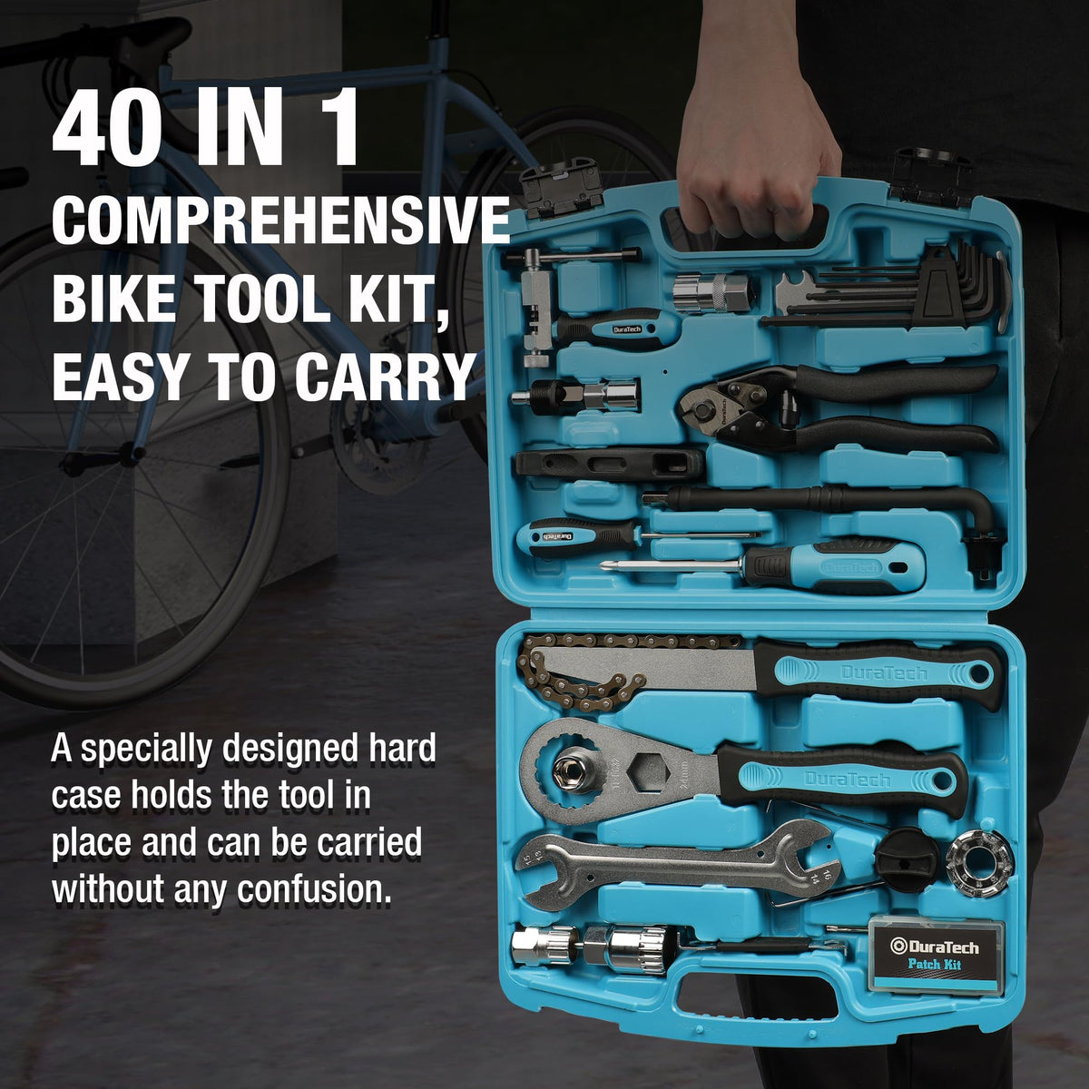 40PC Bike Repair Tool Kit with Carry Storage Case H71321