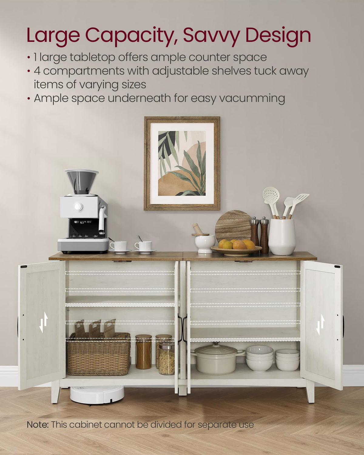 Buffet Cabinet with Adjustable Shelf L58529