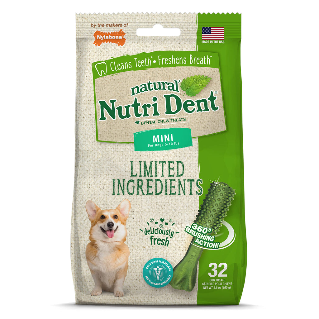 Natural Dog Dental Chews Mini 32 Count C592