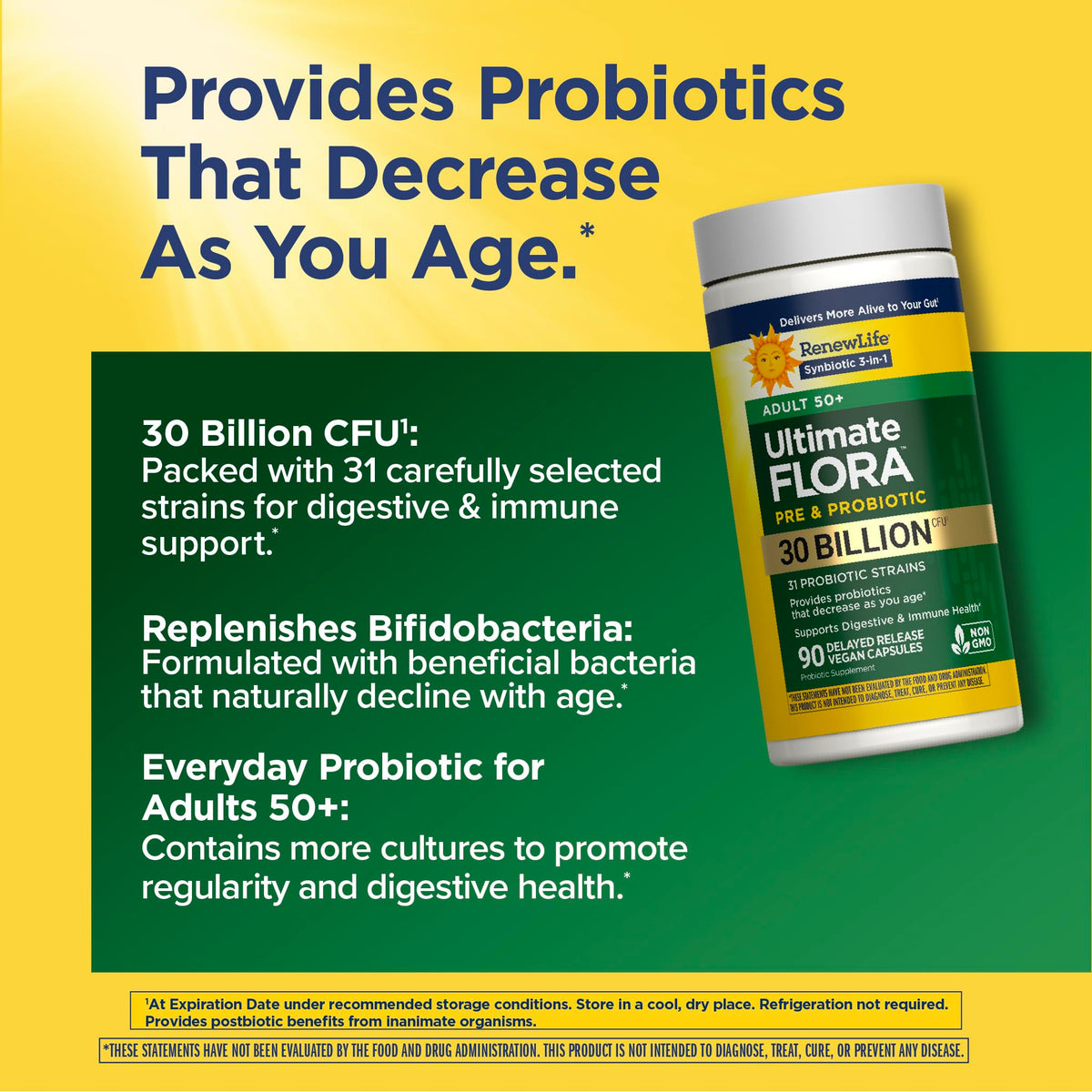 50+ Probiotic 30 Billion CFU 31 Strains J449352