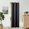 Dark Grey 34 x 80 Inch Thermal Insulated Blackout Curtain V805