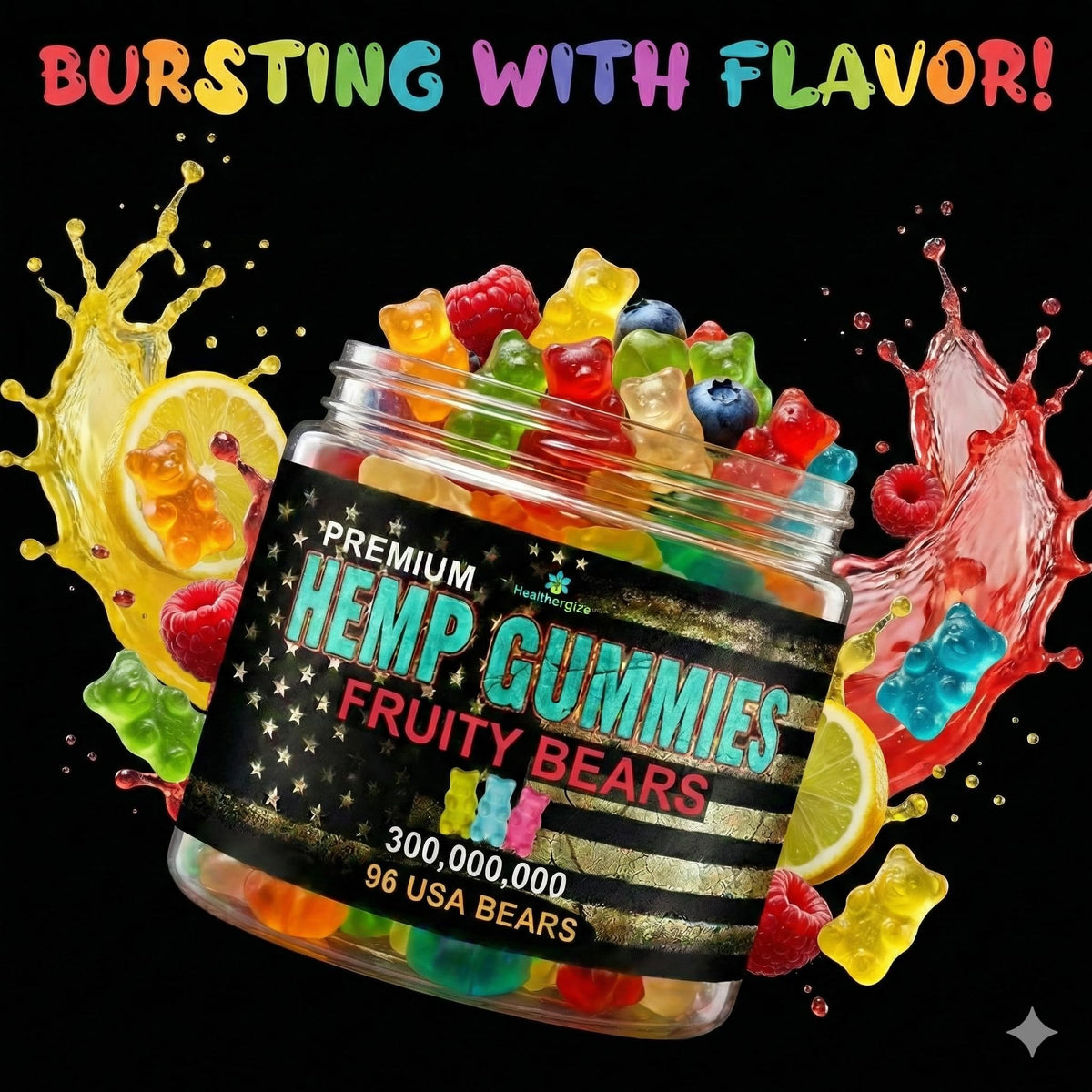Hemp Gummies 96 Bears R359894
