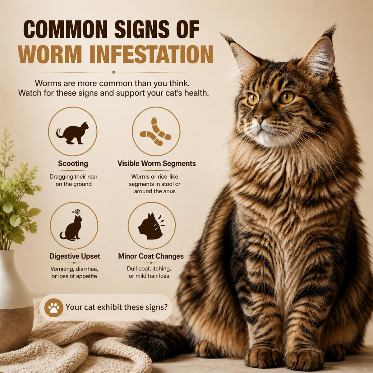 Cat Dewormer for Cats & Kittens M923704