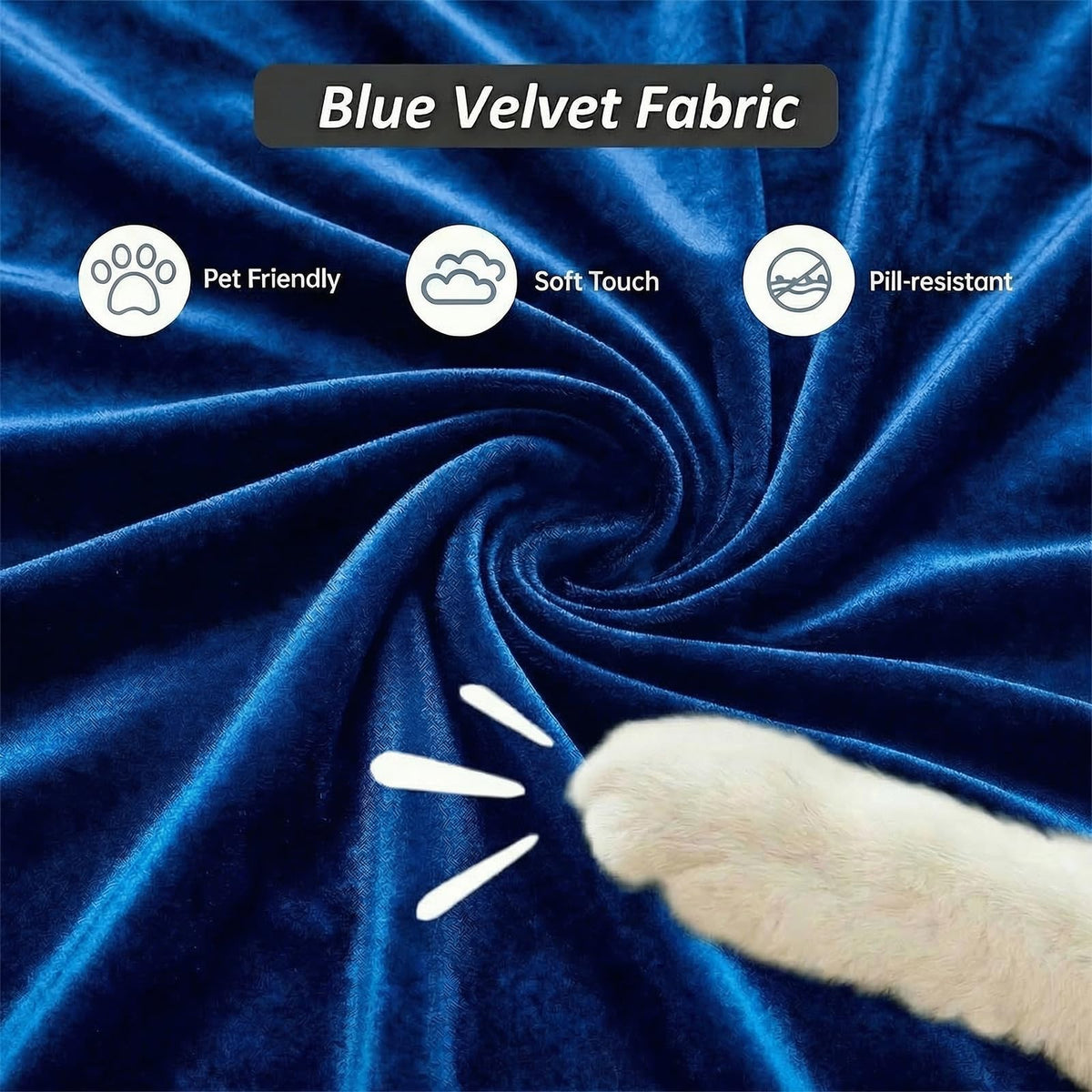 Velvet Button Tufted Chesterfield Sofa Set B7993