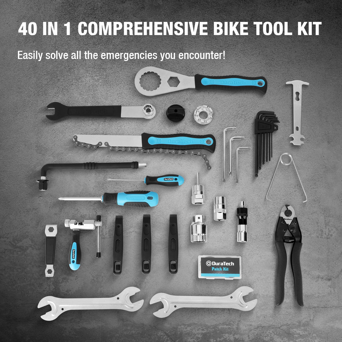 40PC Bike Repair Tool Kit with Carry Storage Case H71321