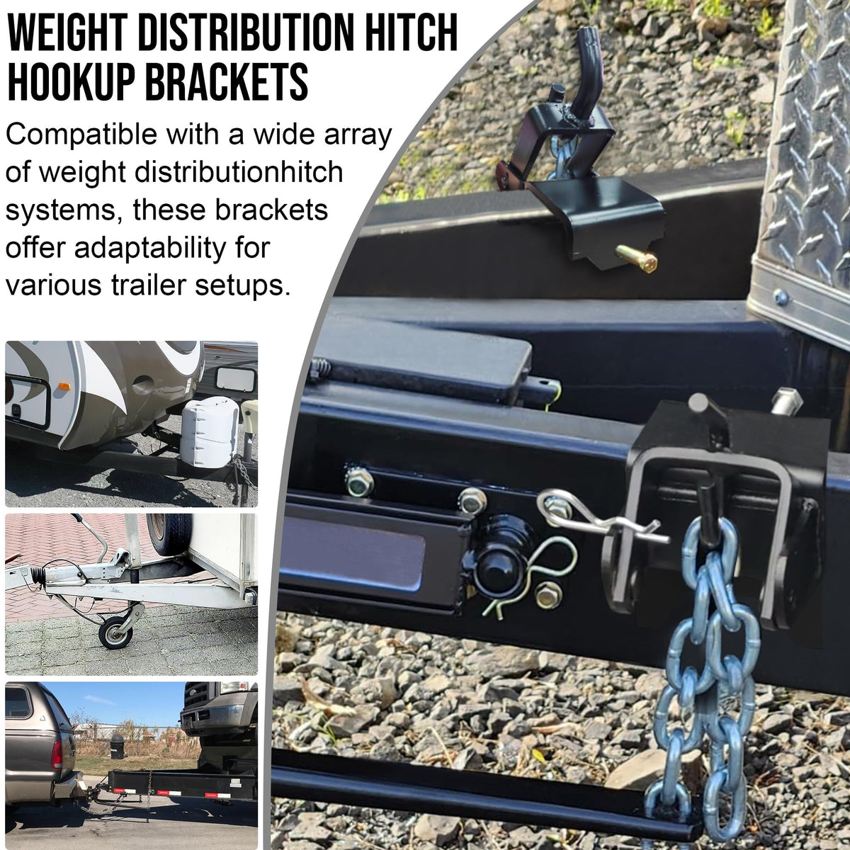 Heavy Duty Weight Distribution Hitches with Sway Control Z7535