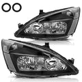 Black Clear Headlight Assembly X7117