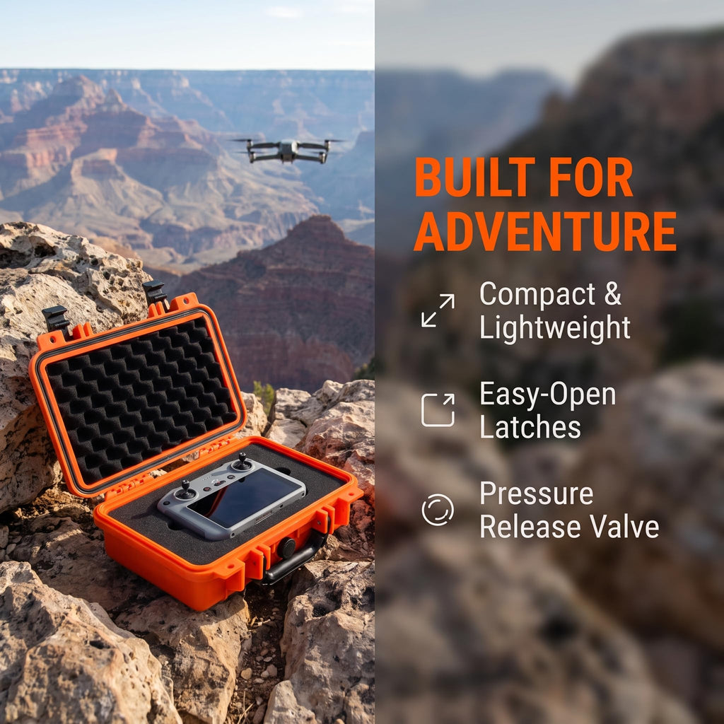 Portable Waterproof Hard Case with Customizable Foam C364523
