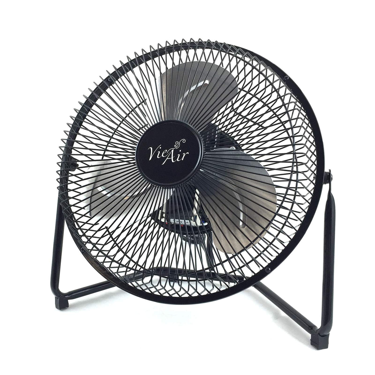 9" 3 Speed Tilting Metal Floor Fan D6151