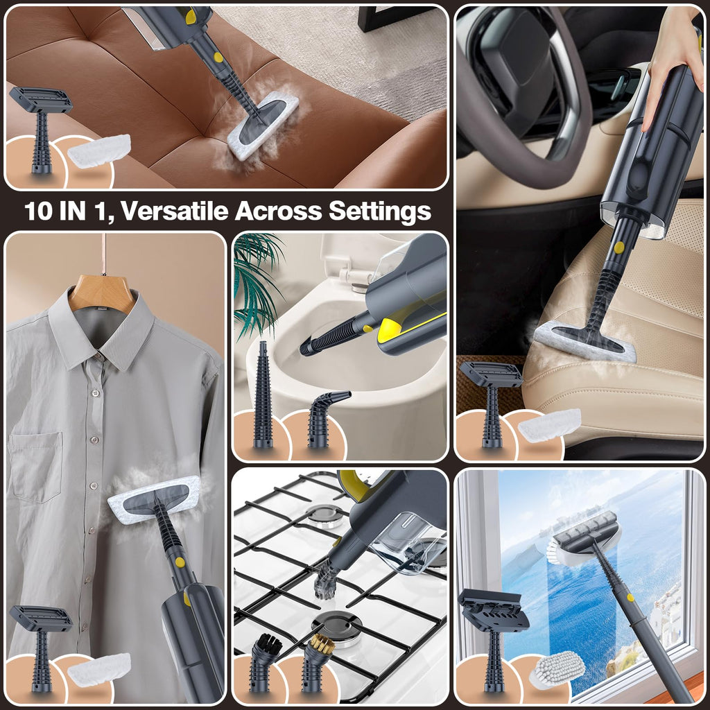 10-in-1 Detachable Handheld Steam Cleaner J503931
