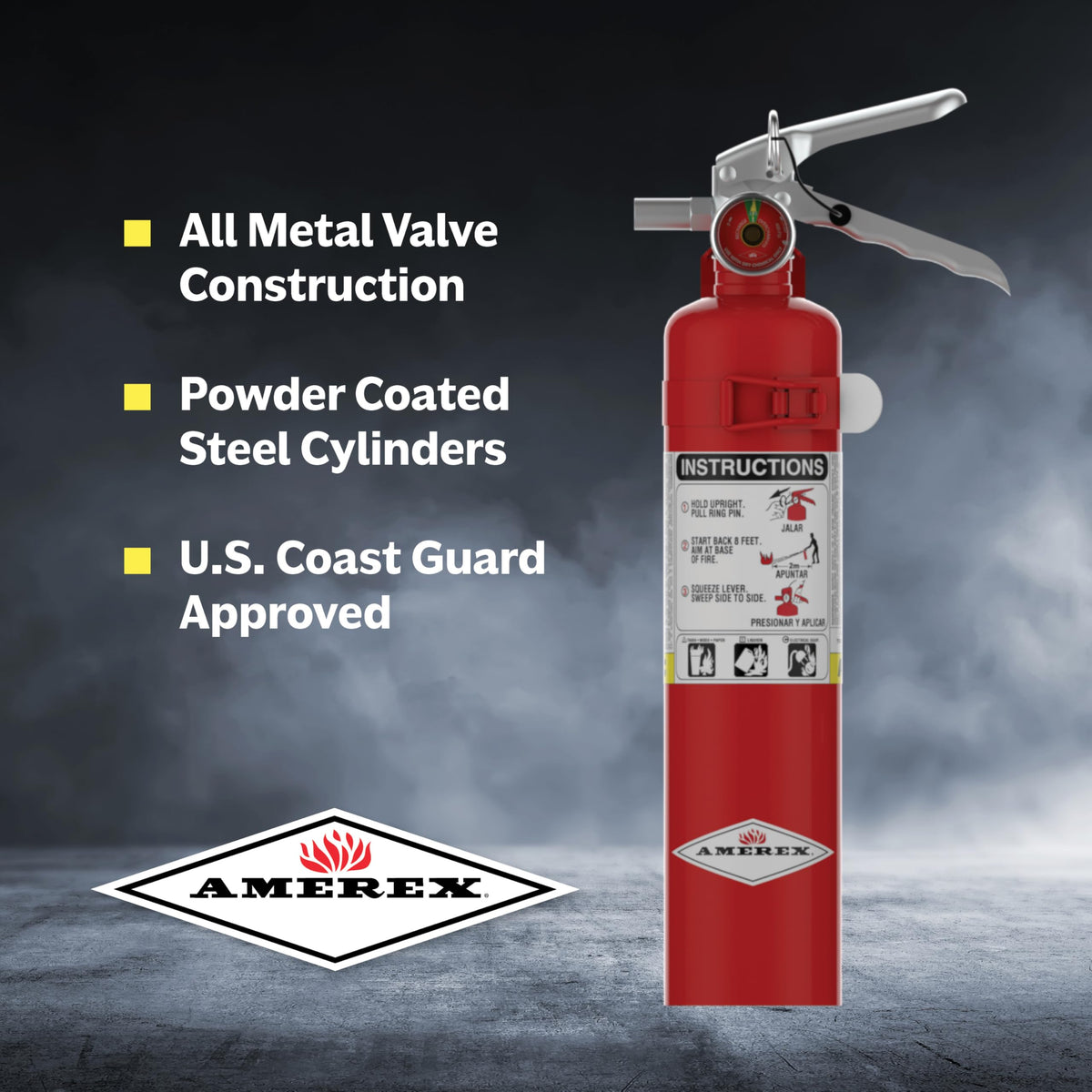 2.5 Pounds Dry Chemical Fire Extinguisher K588738