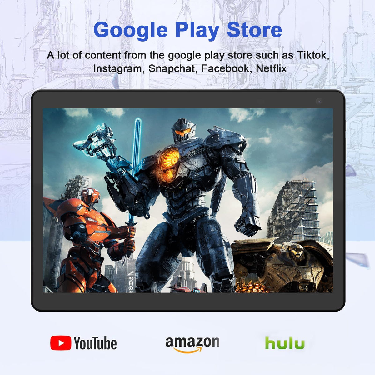 Android Tablet 10 inch 6GB RAM 32GB ROM Quad-core I7802