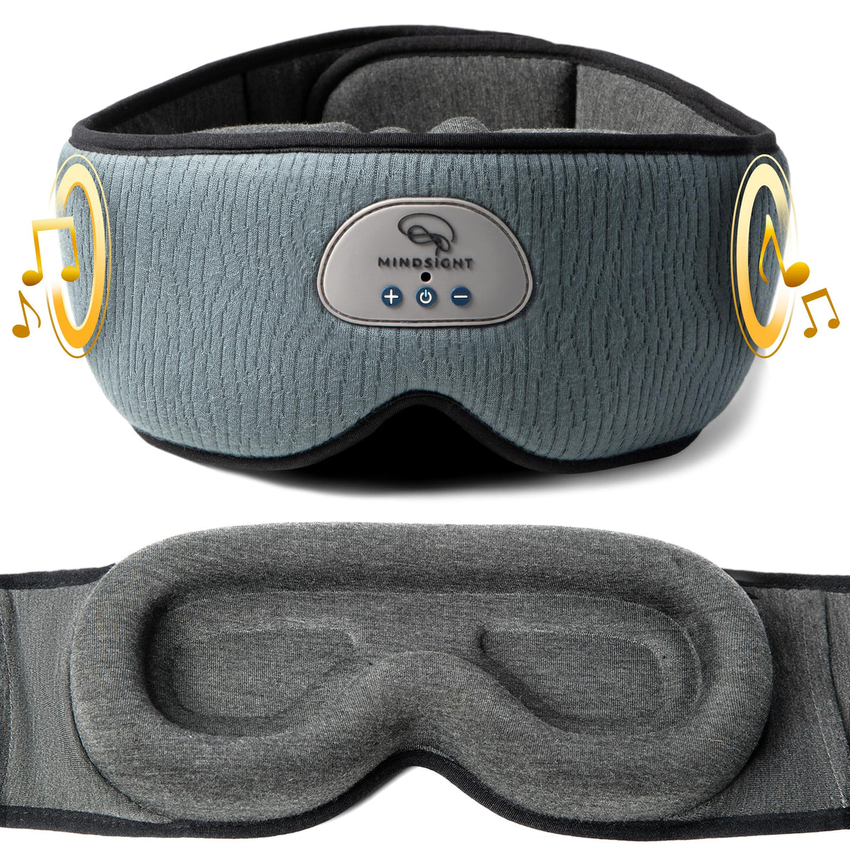Blackout Sleep Mask with Bluetooth Headphones V7085