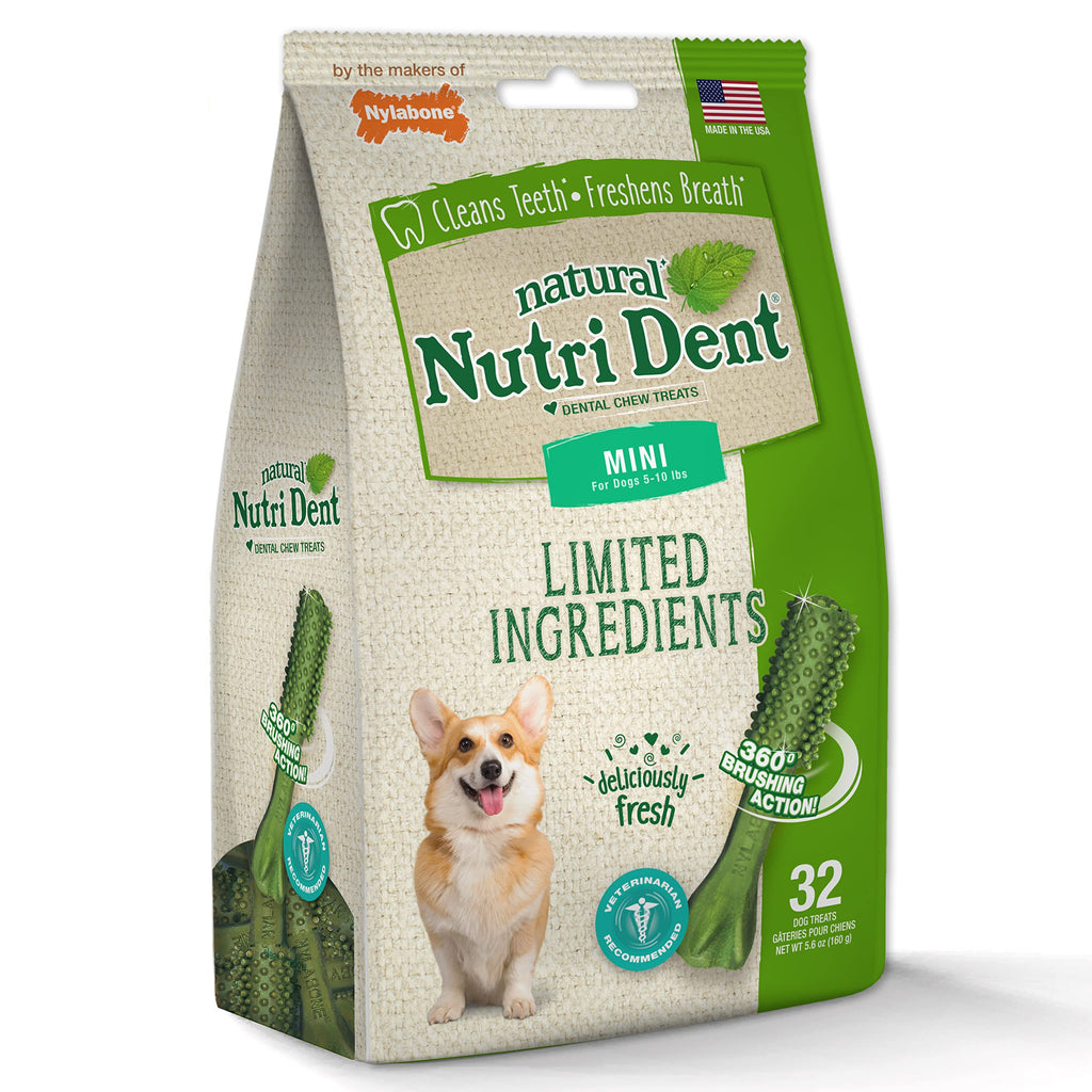 Natural Dog Dental Chews Mini 32 Count C592