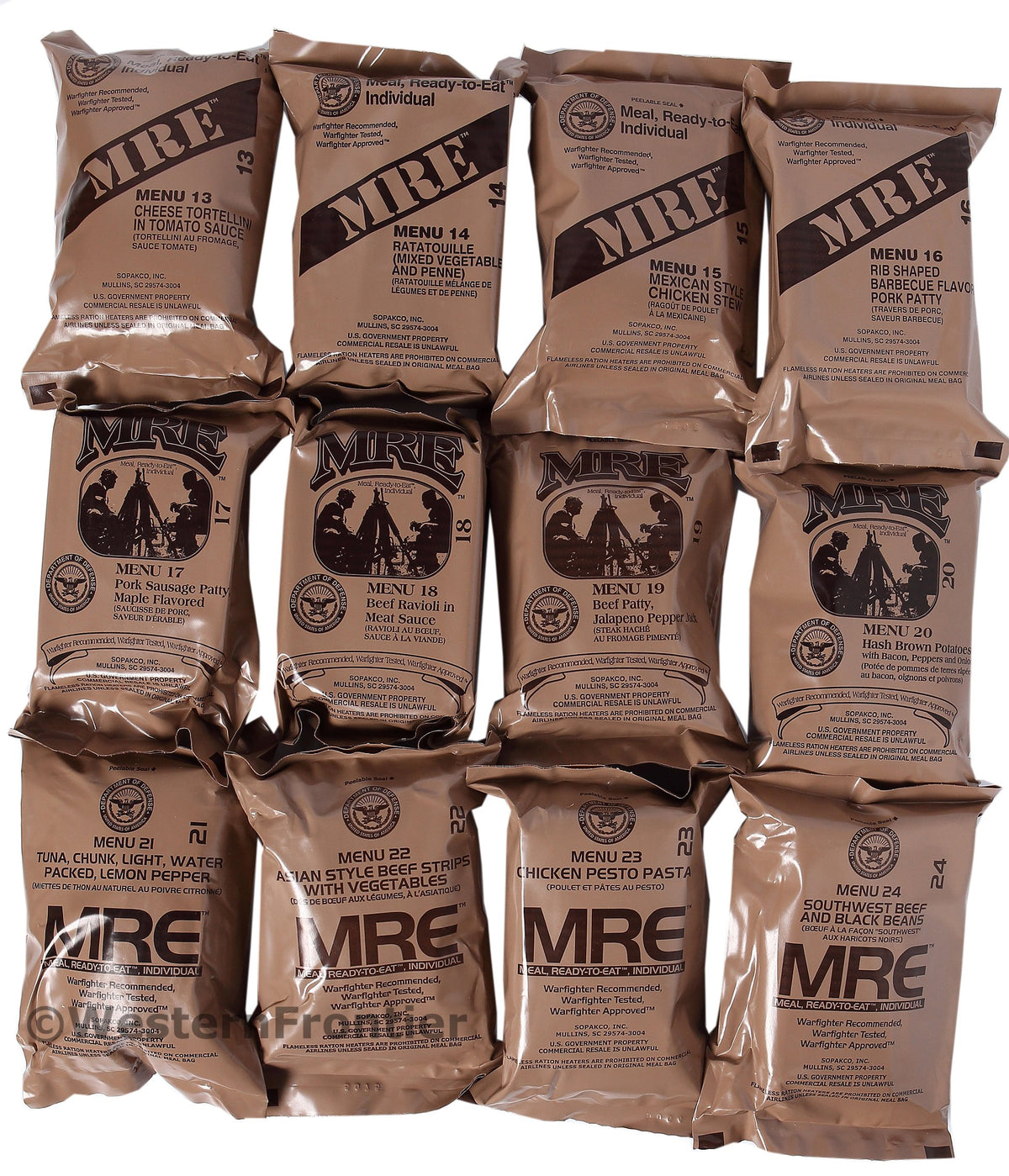 24 Meals MRE Case U8196