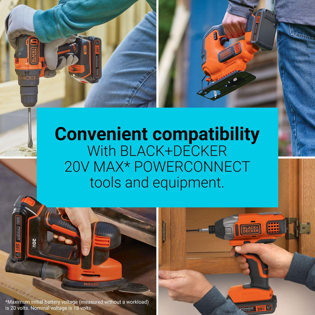 20V MAX Lithium 2.0Ah Cordless Tool Battery Z268